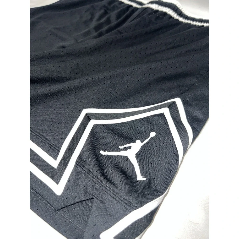 Nike Mens AIR Jordan Men's Dri-Fit Diamond Shorts Black Size X-Large Read